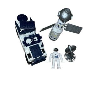 NASA Space Exploration Toy Set with Astronaut and Vehicle